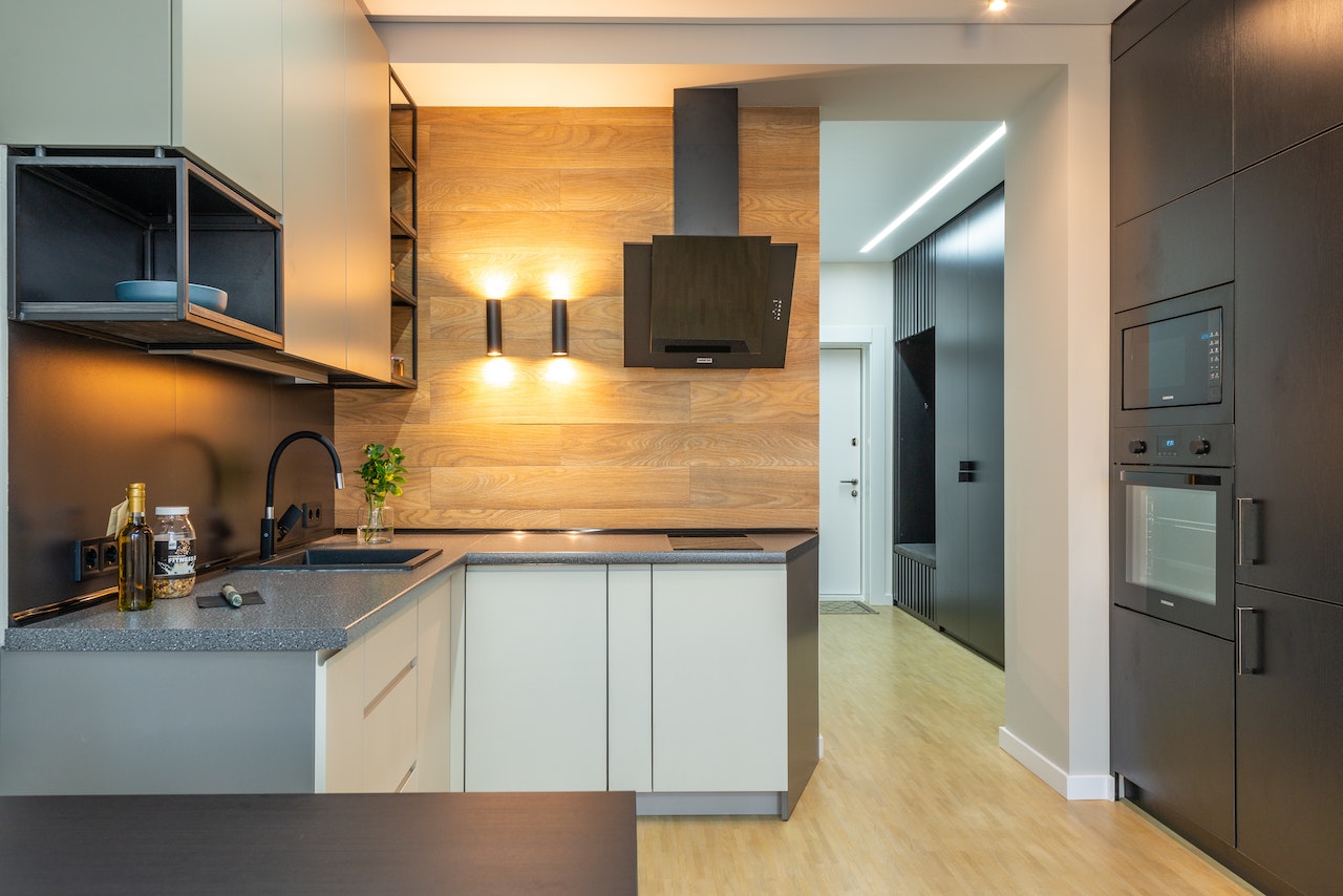 placard d'angle de cuisine